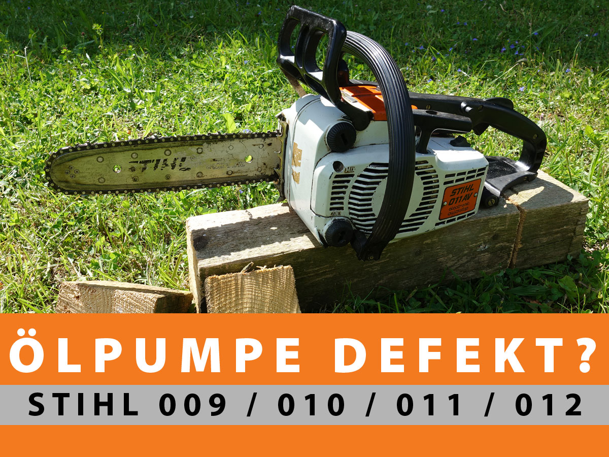 Ölpumpe STIHL 009 010 011 012 defekt? Generalüberholte Ölpumpen gibts bei WEISSPARTS