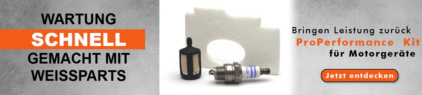 Schnelle Wartung mit WEISSPARTS ProPerformance Kit - jetzt bei WEISSPARTS kaufen