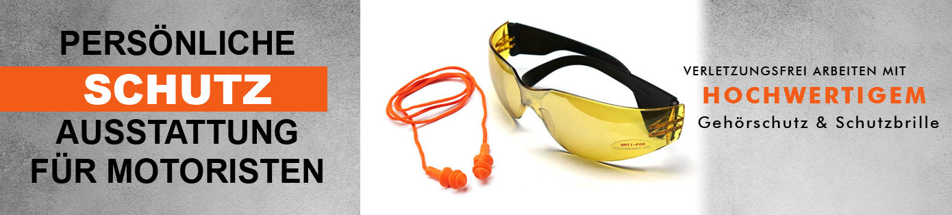 Gehörschutz & Schutzbrille bei WEISSPARTS