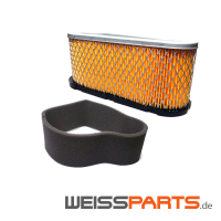 Luftfilter + Vorfilter im Set für BRIGGS & STRATTON Motoren 28M700, 28N700, 28P700, 28Q700, 28R700, 28R707, 28S700, 28T700, 28U700, 28U707, 28V700, 282700, 283700, 286700, 287700, 287707, 310700, 310707, 311700, 311777, 312700, 313700 für Rasentraktor, Aufsitzmäher, Balkenmäher, 496894S, 496894, 493909, 4139