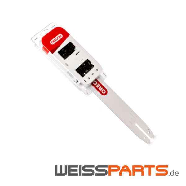 30 cm Schwert / Führungsschiene inkl. 2 Halbmeißelketten; Montage gemäß Explosionszeichnung auf Kettenrad und Schwert; STIHL Ersatzteile von WEISSPARTS