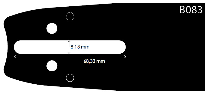 Führungsschiene B083 passend Dolmar, Makita®