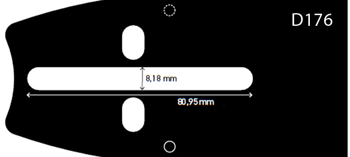 Führungsschiene D176 passend AL-KO, Echo®, Poulan®/Poulan Pro®, Shindaiwa, Tanaka®, Zenoah®