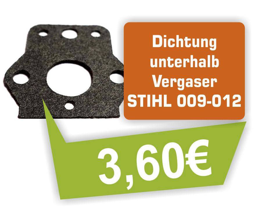 Vergaser Dichtung für Stihl 009 010 011 012 von WEISSPARTS
