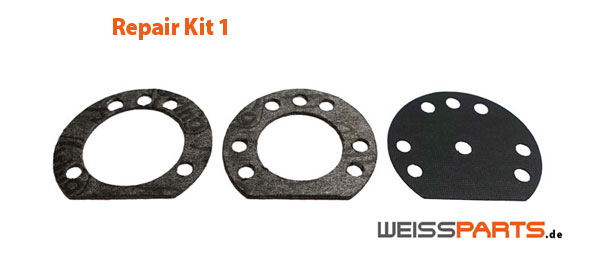 Stihl 009 010 011 012 Oil Pump Repair Kit 1: diaphragm and gaskets, WEISSPARTS Spare Parts, Made in Germany