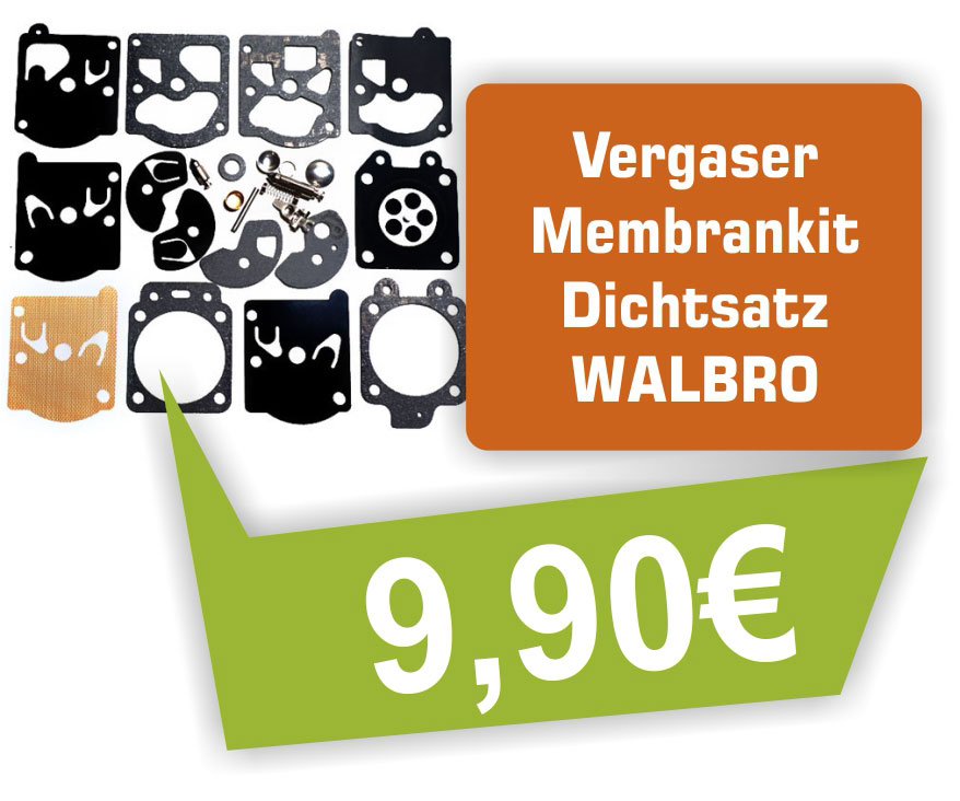 Vergaser Membran Dichtsatz Walbro von WEISSPARTS
